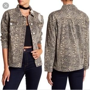 Ashley Mason leapord print jacket Size Xsmall